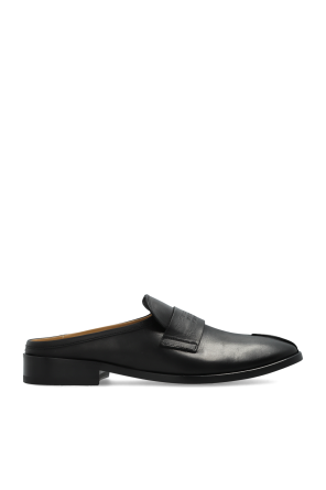 Black Leather Tabi slides Maison Margiela - Vitkac AS